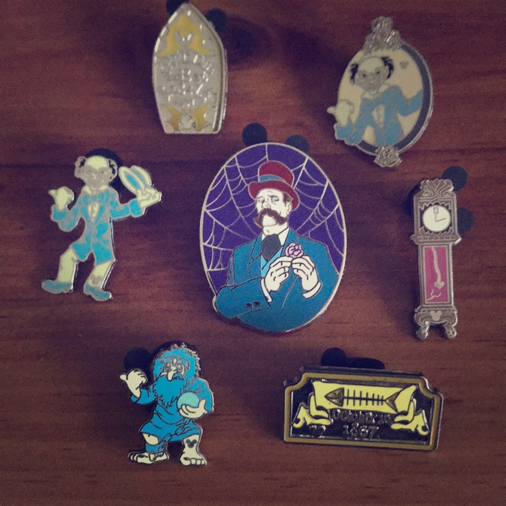 Disney Pin Set - Haunted Mansion